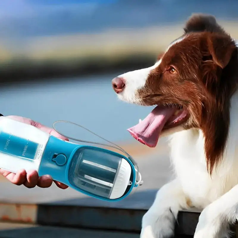 3-in-1 Dog Travel Water Bottle | Food & Waste Bag Holder | Pawmeet